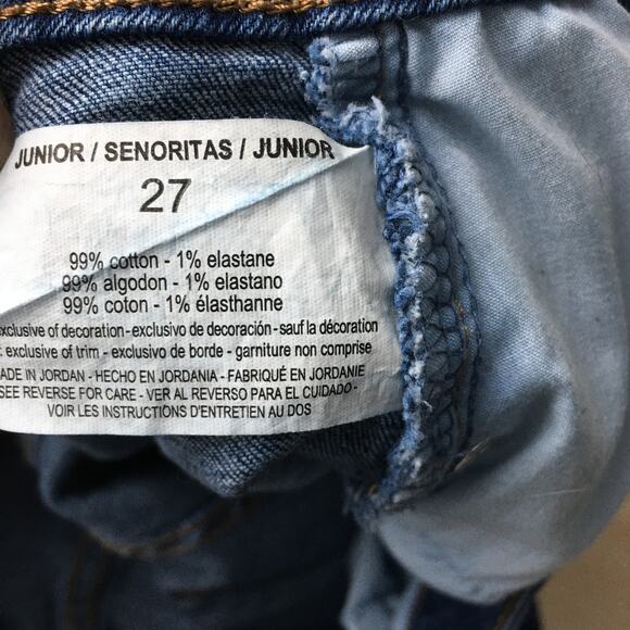 William Rast Ankle Skinny Distressed Frayed hem Jeans Size 27 - Picture 10 of 10